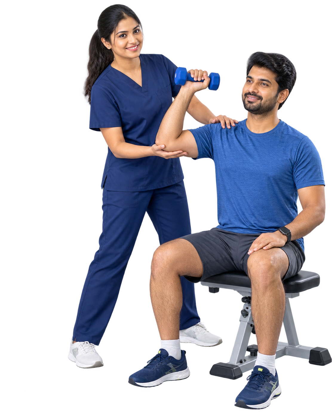 Physiotherapy session