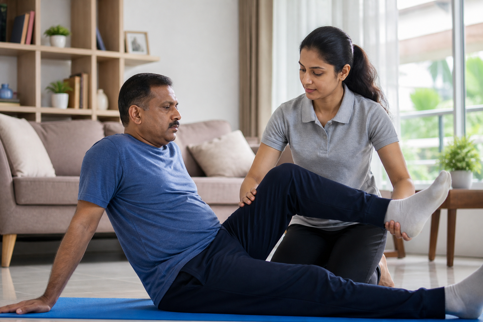 Home physiotherapy support